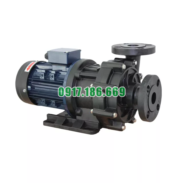 Bơm hoá chất 2hp loại 1,5kw giá rẻ, đầu bơm bằng nhựa