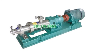 Bơm trục vít đơn G50-2-1 inox 304 tốc độ 720 vòng/phút lưu lượng 10 m3/h